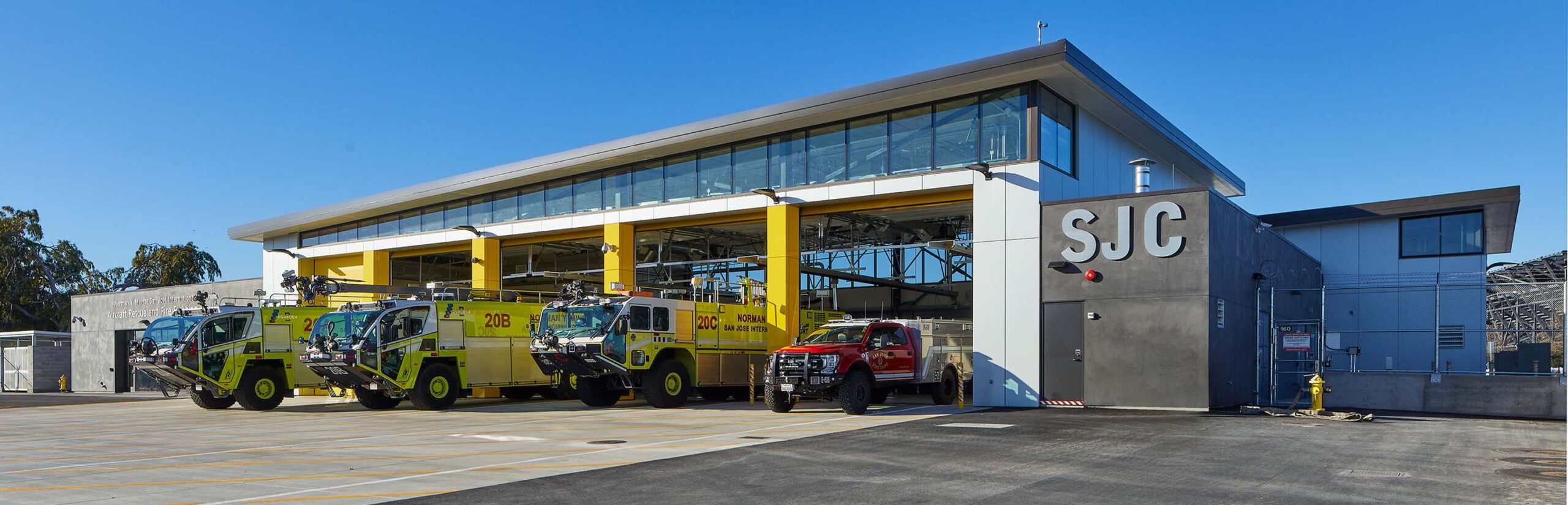 Mineta San Jose International Airport Air Rescue & Fire Fighting Facility (ARFF), Fire Station 20 • San Jose, CA