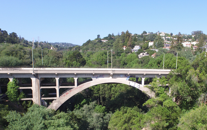 Leimert Boulevard Bridge over Sausal Creek